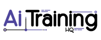 Ai Training HQ Logo in purple and black